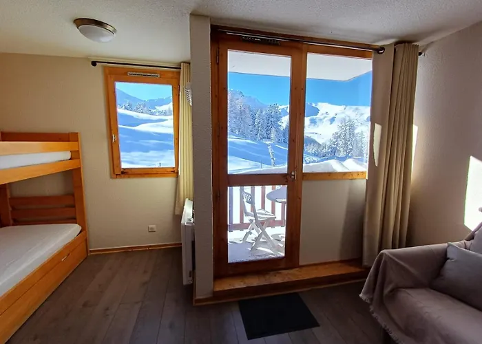 شقة 1 Piece Plagne Village 4 Personnes 2050 M Pied Des Pistes *