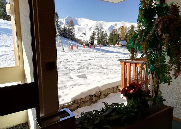 1 Piece Plagne Village 4 Personnes 2050 M Pied Des Pistes شقة